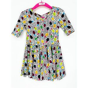 Dotdotsmile Girls 12/24 Months Ballerina Dress With Multi Color Pineapples NWT